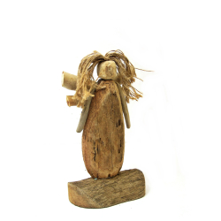 Anioł z surowego drewna Hand Made 26cm